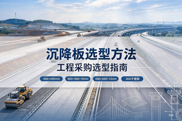 琼中沉降板选择方法