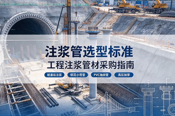 琼中注浆管选型标准