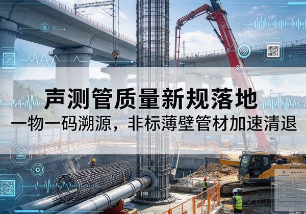 琼中声测管质量新规落地，一物一码溯源，非标薄壁管材加速清退