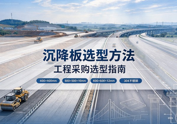 琼中沉降板选择方法